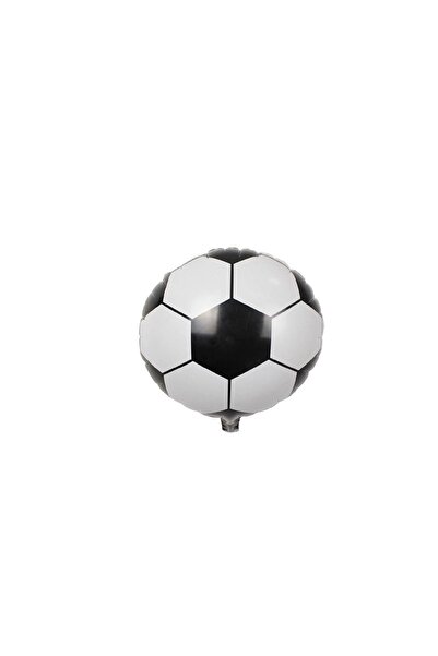 LOTUS PARTY Black and White Football Ball Foil Balloon - Fan Team Birthday Ba...