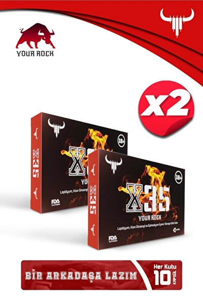 farmarenk X35 GİNSENG İÇEREN 10 KAPSÜL x 2KUTU