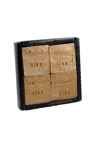 bitkiselce Natural Sidr Soap - 450 Gr. Skin and Hair Care Produced with Traditional Methods (4 PIECES SOAP)