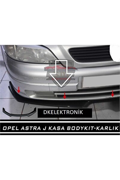 İYİBİRSEN Opel Astra G Uyumlu Kasa Ön Tampon Eki Body Kit Lip Karlık Siyah