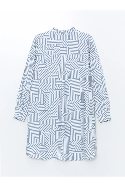 LC Waikiki Mintás Hakim galléros női tunika ing