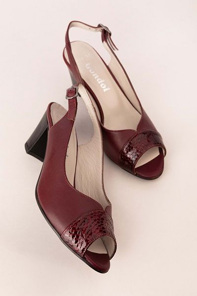 Gondol Pantofi clasici din piele naturală cu toc - şhn.318