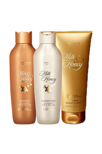 Oriflame Milk & Honey Gold 3-Piece Hair Care Set