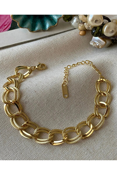 bioaksesuar Kadın Gold Renk 316L Çelik Samanyolu Bileklik