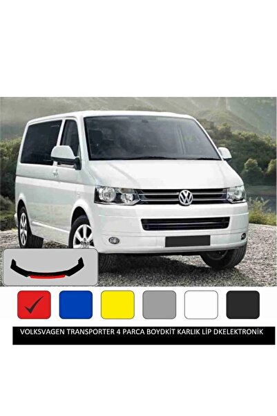 İYİBİRSEN Transporter  Uyumlu Lip 4 Parça Kırmızı / Tampon Eki