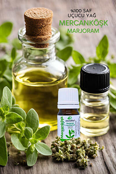 EinNatur Mercanköşk (MARJORAM) Uçucu Yağı, %100 Saf, Origanum Majorana Essential Oil