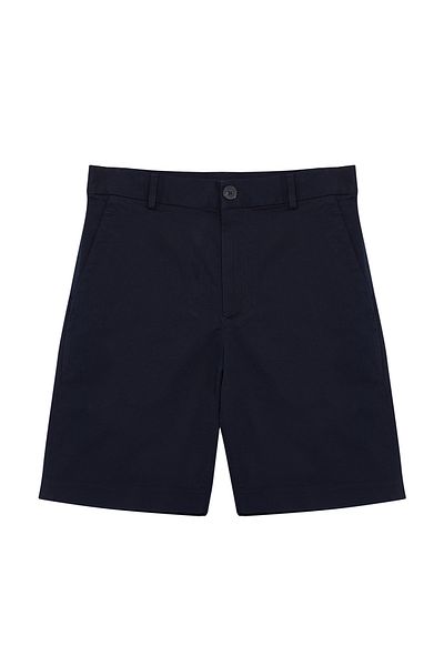 Trendyol Collection Sötétkék karcsú Gabardine rövidnadrág - Bermuda TMNSS24SR00079