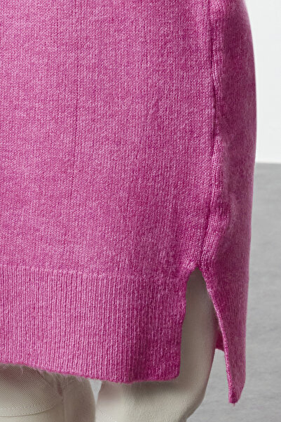 Trendyol Modest Soft Pink Knitwear Dress - TCTAW25EB00067