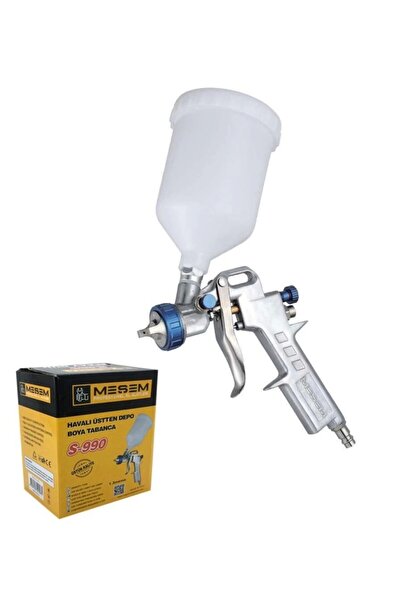 Genel Markalar Havalı Üstten Depolu Profesyonel Boya Tabancası 1.3mm Basınç Ayarlı