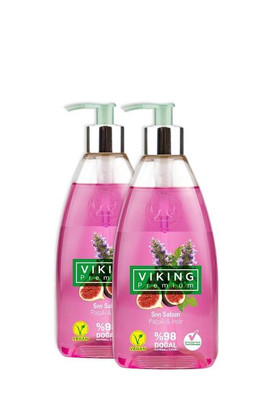 Viking Premium 500 ml Liquid Soap - Patchouli and Fig 2 Pieces