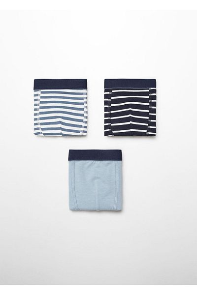 MANGO Kids Boxer albastru pentru copii