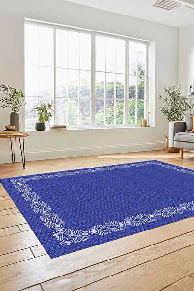 EY HOME Dijital Baskılı Kaymaz Taban Yıkanabilir Jüt Hasır Desen yolluk Mutfak Salon Halısı