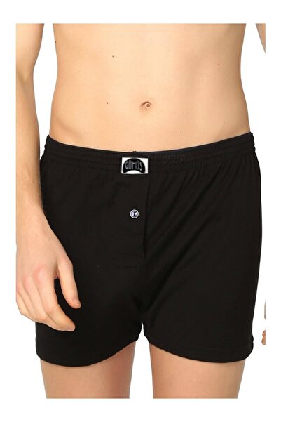 Gümüş İç Giyim Ασημί 6 Τεμάχια Μαύρο Χρώμα Πετσέτα Μέσης Μπόξερ