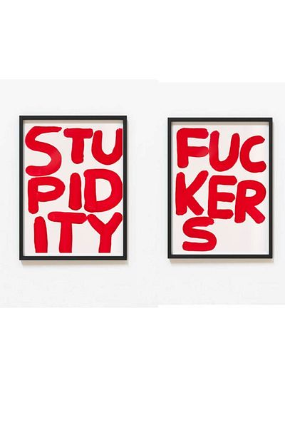 Taranist Εικονογράφηση αφίσας από χαρτί David Shrigley