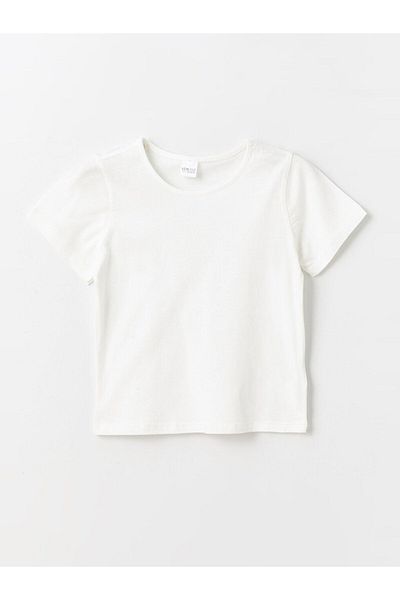 LC Waikiki Crew Neck Printed Short Sleeve Girls' T-Shirt and Shorts