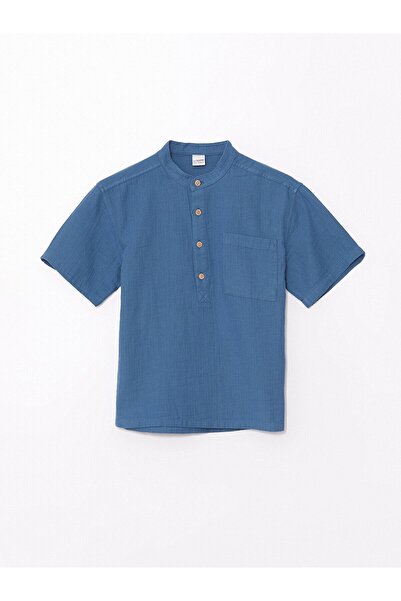 LC Waikiki LCW majica za dečake - udoban kroj, stojeći ovratnik