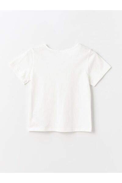 LC Waikiki Crew Neck Printed Short Sleeve Girls' T-Shirt and Shorts