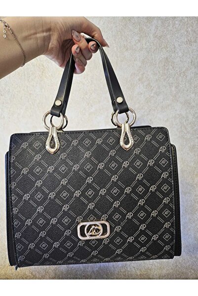 Angel Polo 9125 Baskılı Kadın Günlük El & Omuz Çantası