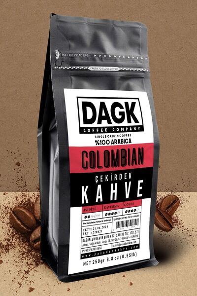 Dagk Colombian Çekirdek Kahve 250gr
