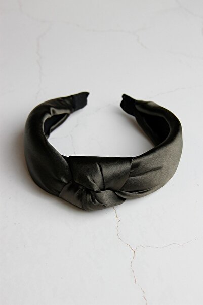 Modex Coroană cu noduri din satin verde