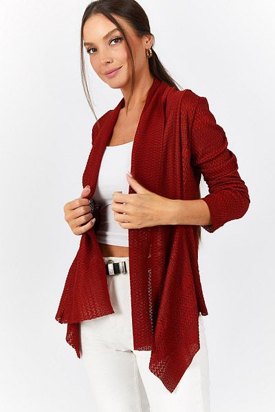 armonika Women's Tile Hole Loose Cardigan Arm-22K001058