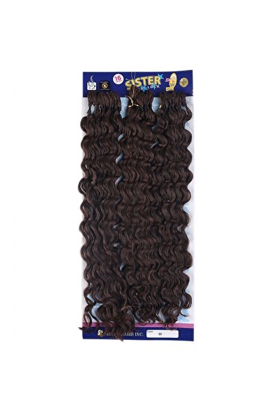 Suzan Peruk Păr Sister Afro Wave - Maro închis 33