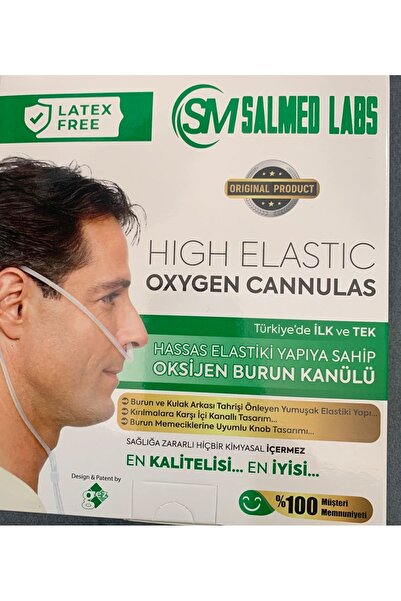 SALMED NAZAL OKSİJEN KANÜLÜ SALMED LABS HASSAS SÜPER SOFT 10,5 METRE OKSİJEN BURUN KANÜLÜ