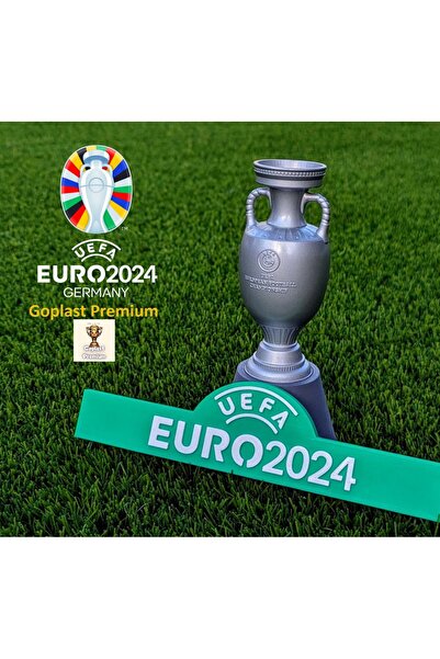 Goplast Premium Uefa Euro 2024 Cup Standlı 3 Parça (GERÇEK BOYUT)