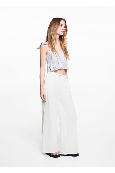 Mango Teen White Pants for Kids