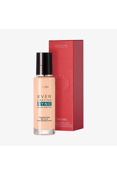Oriflame The One Everlasting Sync Soft 12 Hours Lasting Matte Foundation-Porcelain Cool