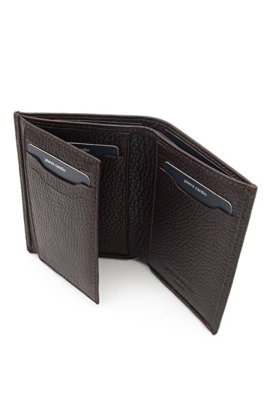 Pierre Cardin Men's Wallet Floater Brown Leather - 2734a42