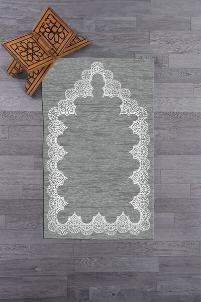 EY HOME Covor de rugăciune digital cu imprimeu lavabil, simplu și elegant, 70...