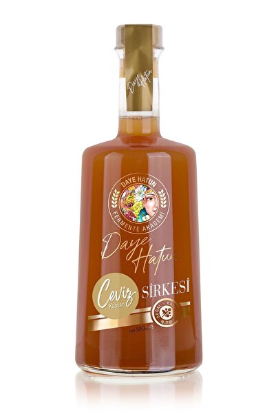 DAYE HATUN Kaman Ceviz Sirkesi / Walnut Vinegar (doğal Fermente Canlı Sirke / Naturally Fermented / 500 Ml)