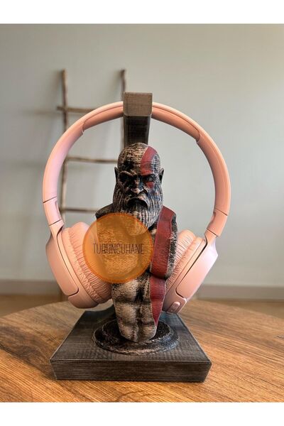 TURUNCUHANE God Of War Kulaklık Standı Kratos Büst Leviathan Gamer Playstatio...
