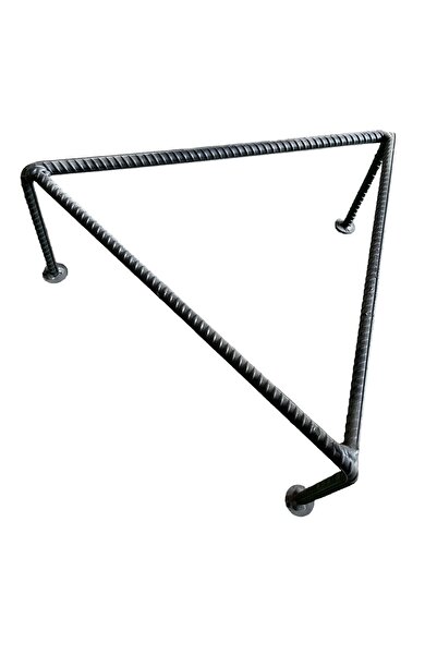 TOPSÖKEN Sac Ayağı Ocak 40 x 40 Cm Kalın Demir Büyük Boy