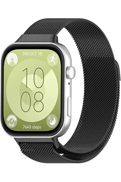 Dexmon Huawei Watch Fit 3 / Fit 4 / Fit 4 Pro /Fit 5 / Fit 5 Pro Uyumlu Metal...