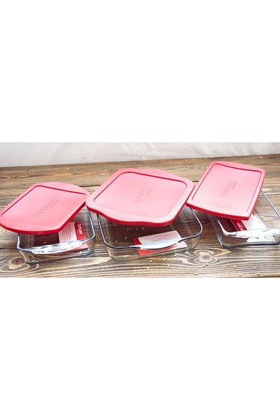 Paşabahçe Borcam 59006 - 59854 - 59864 Oven Tray and Storage Container
