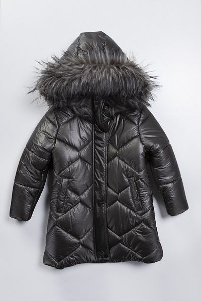 PODIUM GYM Trend Soft Matlasat Palton de iarnă - țesătură specială hidrofugă, buzunare din shearling și glugă