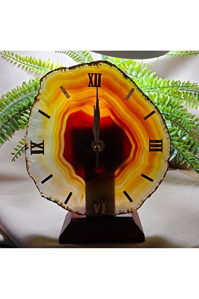 Singincraft Akik Masa Saati (El Yapımı Tasarım Ürünler)