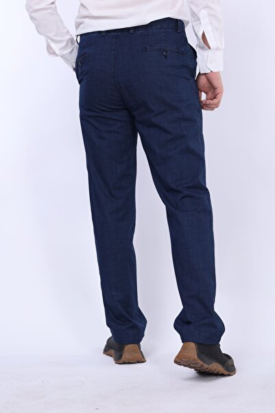 Yeniay Men's Summer Thin Jeans - Lycra and Washed, Classic Fit