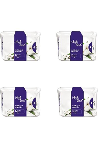 Angels Secret مجموعة وسادات نهارية للأكسجين النشط والأيونات السالبة مكونة من 4 قطع معتمدة من Gmdes