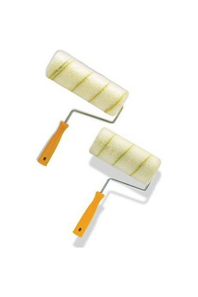 KL HOME 1 Piece 20cm Orange Handle Paint Roller - The Price is