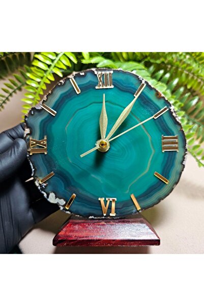 Singincraft Akik Masa Saati (El Yapımı Tasarım Ürünler)