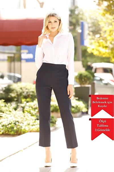 Feela Moda Преміум жіночі штани з високою талією та еластичною стрічкою, зимові штани 2003