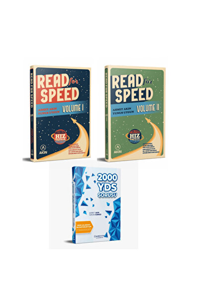 Yargı Yayınları YDS, YÖKDİL Read For Speed 1 ve 2 ve 2000 YDS SORUSU Soru Bankası