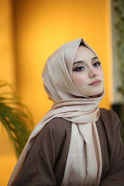 Şehr-i Şal İstanbul Şehr-i Şal Tree Bark Patterned Jacquard Shawl
