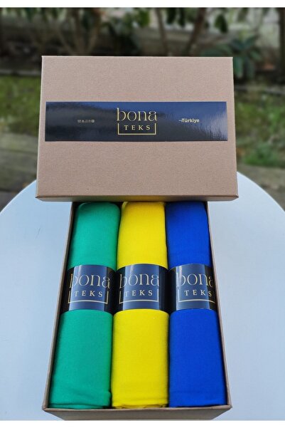 bona Teks Penye Şal 3 Lü Set