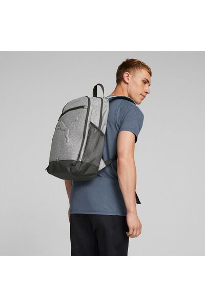 Puma 07913640 SIRT ÇANTASI  Buzz Backpack-Medium GRİ Heather X5