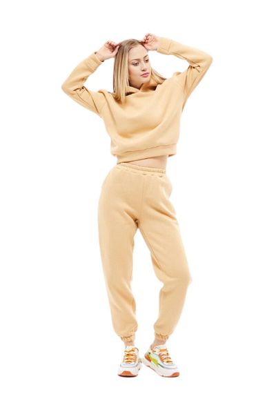 WOMAN VISION Three Thread Hooded Tracksuit Set - 402