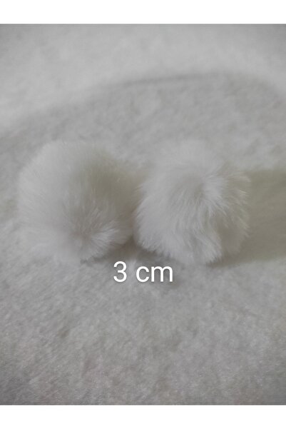 damlakids Ponpon 3 Cm 10 Adet Beyaz